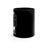 Come To The Dark Side We Train Krav Maga 24/7 11oz Black Mug