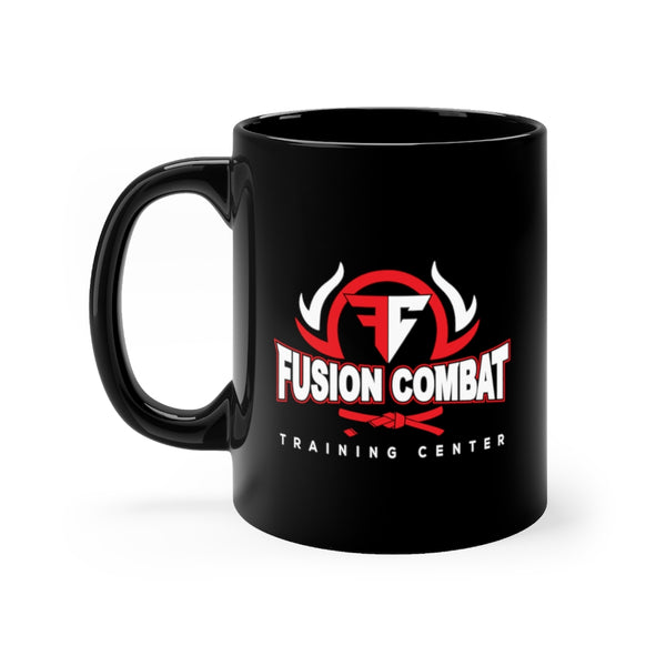 Fusion Combat Training Center Dual Logo 11oz Black Mug
