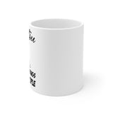 Jiu Jitsu We Do Bad Things To Bad People 11oz White Mug