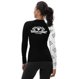 Fusion Signature Women's Jiu Jitsu Rash Guard – High-Performance Compression – White Belt Elite Series
