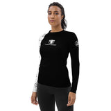 Fusion Signature Women's Jiu Jitsu Rash Guard – High-Performance Compression – White Belt Elite Series
