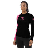 Fusion Combat Signature Women's Jiu Jitsu Rash Guard – High-Performance Compression – White Belt Elite Series