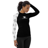 Fusion Signature Women's Jiu Jitsu Rash Guard – High-Performance Compression – White Belt Elite Series